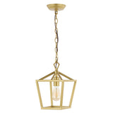 Pagoda 8" Vintage Farmhouse Iron Chain Pagoda LED Pendant