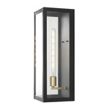 Berlin 20" Modern Industrial Indoor/Outdoor Rectangular Iron/Glass LED Outdoor Lantern