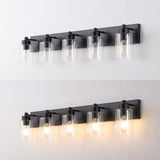 Margaret Seeded Glass/Iron Modern Contemporary LED Vanity Light