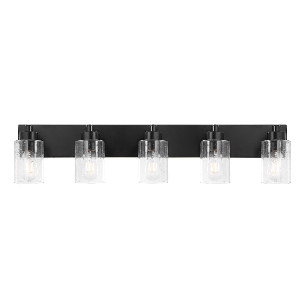 Margaret Seeded Glass/Iron Modern Contemporary LED Vanity Light