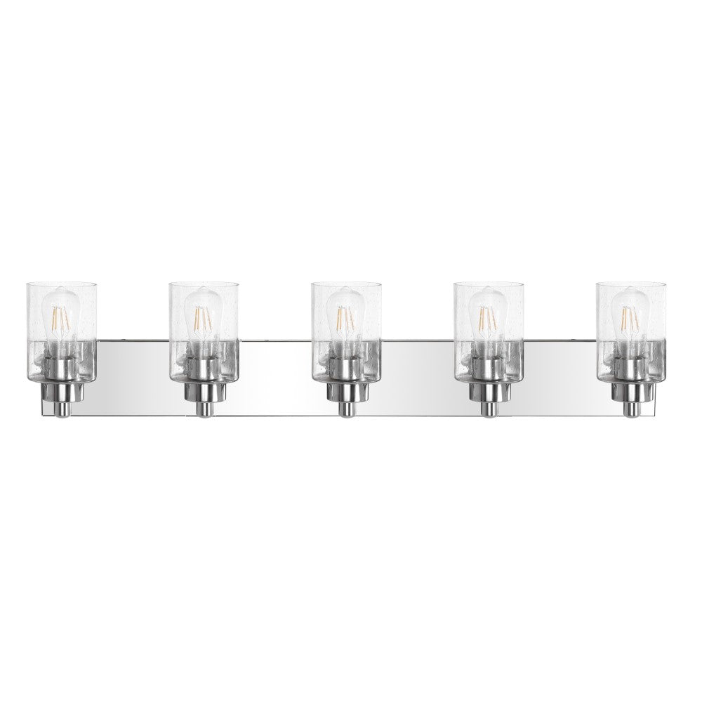 Margaret Seeded Glass/Iron Modern Contemporary LED Vanity Light