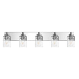 Margaret Seeded Glass/Iron Modern Contemporary LED Vanity Light
