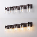 Margaret Seeded Glass/Iron Modern Contemporary LED Vanity Light