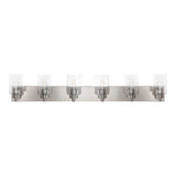 Margaret Seeded Glass/Iron Modern Contemporary LED Vanity Light