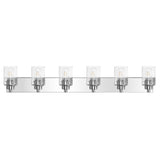 Margaret Seeded Glass/Iron Modern Contemporary LED Vanity Light