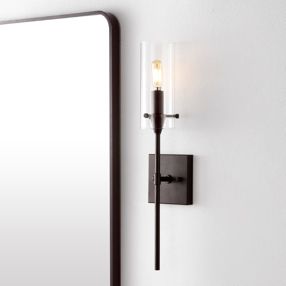 Rose Goat Bohemian Farmhouse Iron/Glass LED Vanity