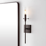 Rose Goat Bohemian Farmhouse Iron/Glass LED Vanity