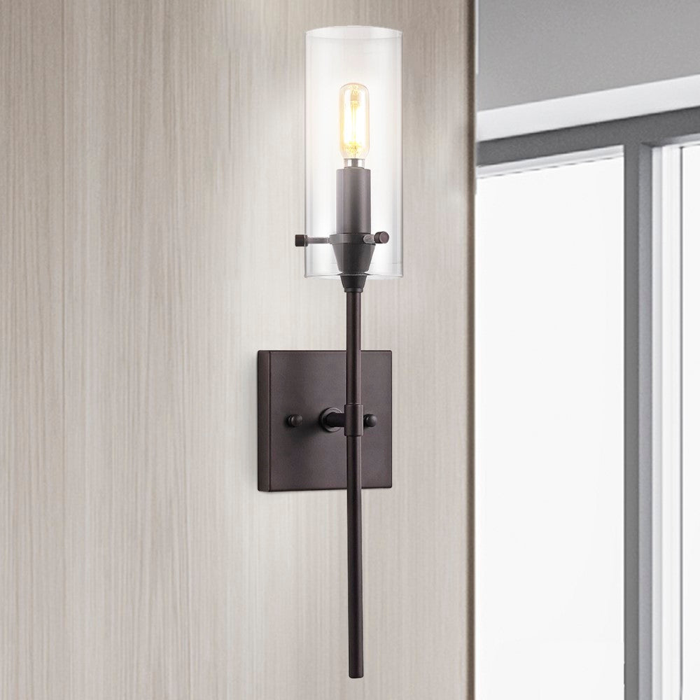 Rose Goat Bohemian Farmhouse Iron/Glass LED Vanity