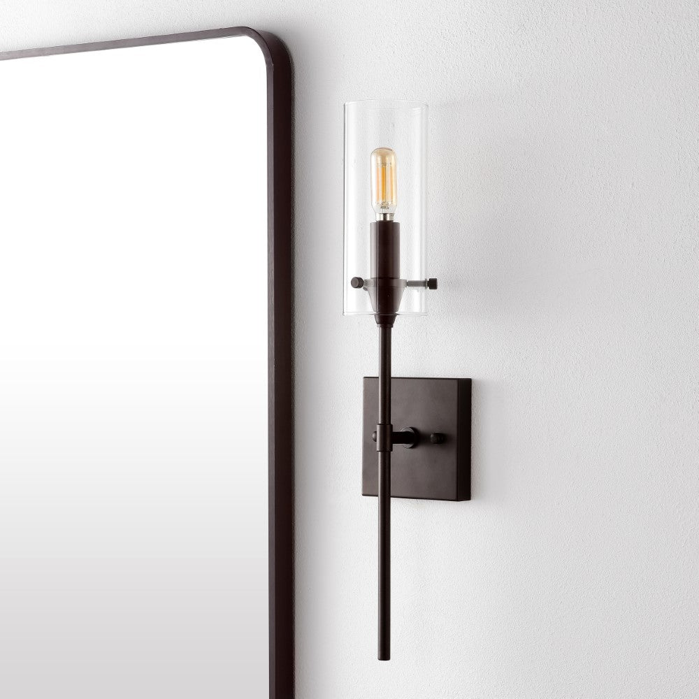 Rose Goat Bohemian Farmhouse Iron/Glass LED Vanity
