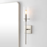 Rose Goat Bohemian Farmhouse Iron/Glass LED Vanity