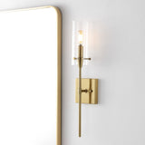Rose Goat Bohemian Farmhouse Iron/Glass LED Vanity
