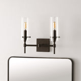 Rose Goat Bohemian Farmhouse Iron/Glass LED Vanity