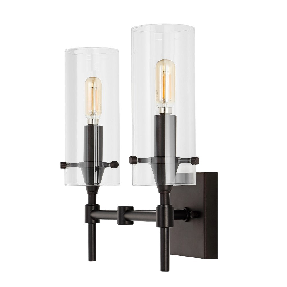 Rose Goat Bohemian Farmhouse Iron/Glass LED Vanity