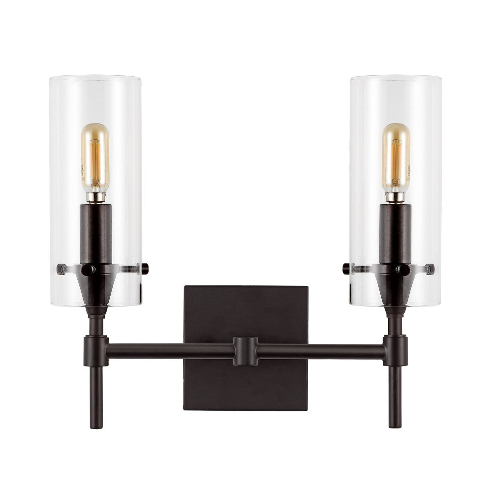 Rose Goat Bohemian Farmhouse Iron/Glass LED Vanity