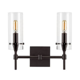 Rose Goat Bohemian Farmhouse Iron/Glass LED Vanity