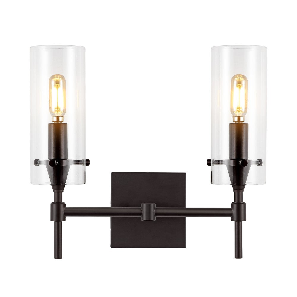 Rose Goat Bohemian Farmhouse Iron/Glass LED Vanity