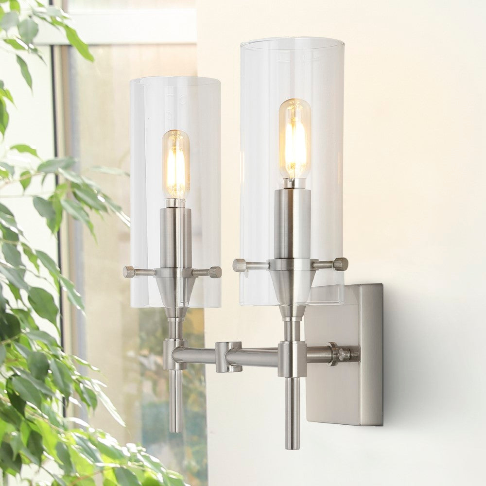 Rose Goat Bohemian Farmhouse Iron/Glass LED Vanity