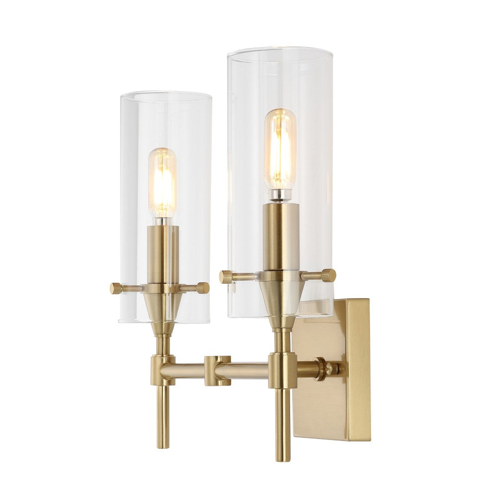 Rose Goat Bohemian Farmhouse Iron/Glass LED Vanity