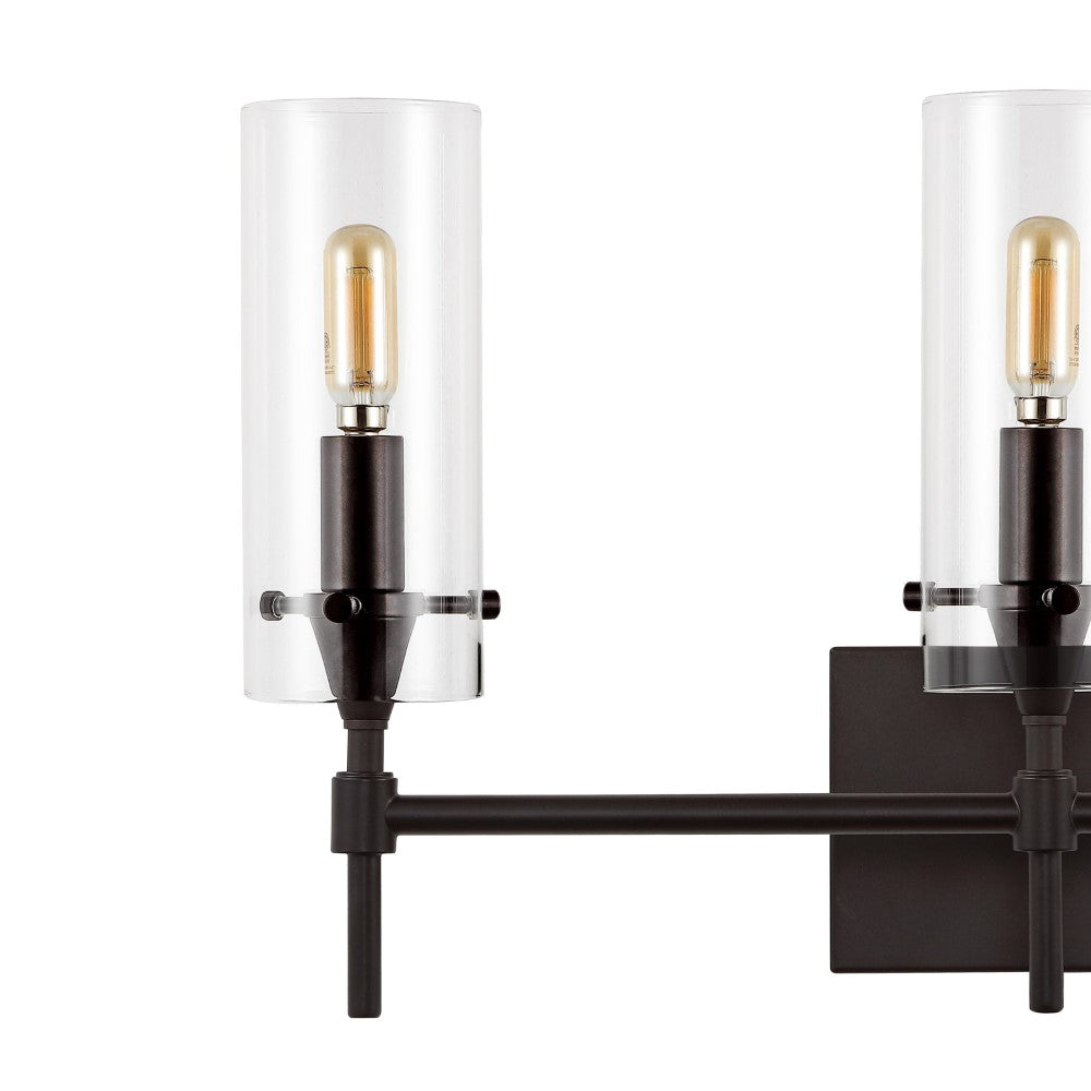 Rose Goat Bohemian Farmhouse Iron/Glass LED Vanity