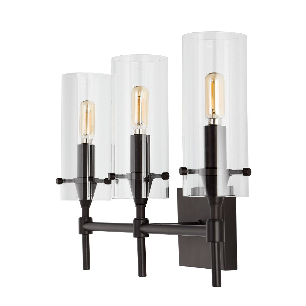 Rose Goat Bohemian Farmhouse Iron/Glass LED Vanity