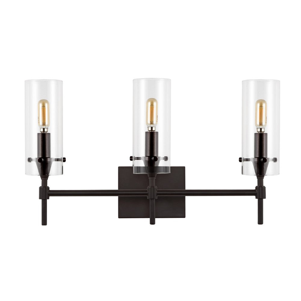 Rose Goat Bohemian Farmhouse Iron/Glass LED Vanity