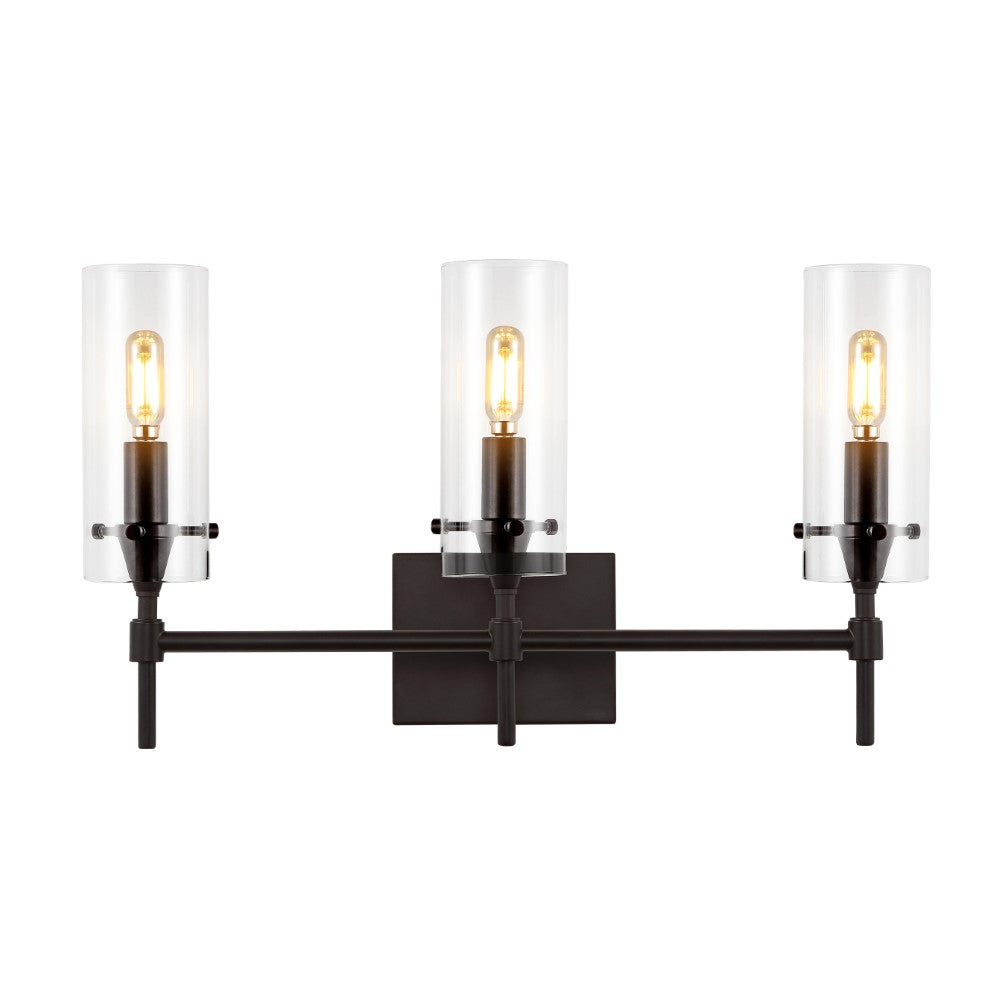 Rose Goat Bohemian Farmhouse Iron/Glass LED Vanity