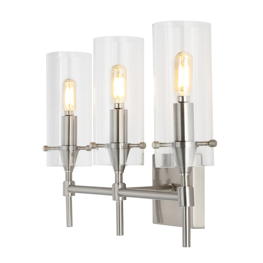 Rose Goat Bohemian Farmhouse Iron/Glass LED Vanity