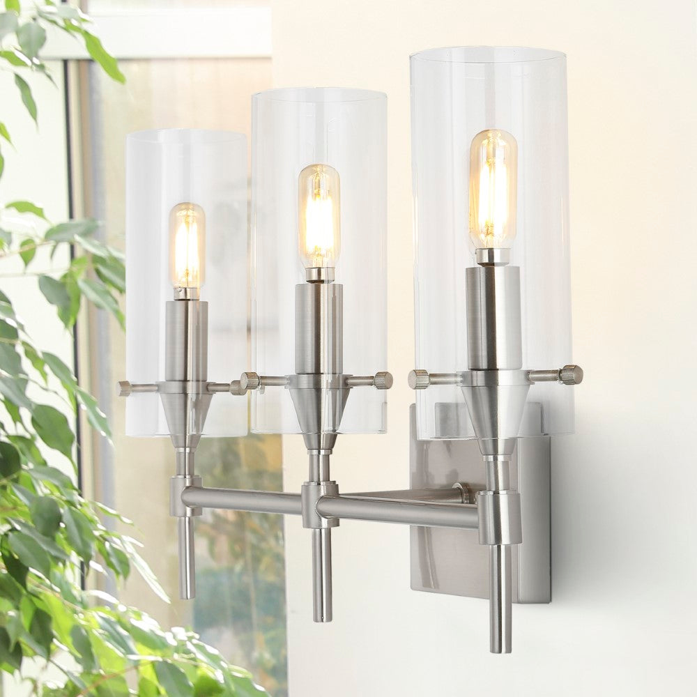 Rose Goat Bohemian Farmhouse Iron/Glass LED Vanity