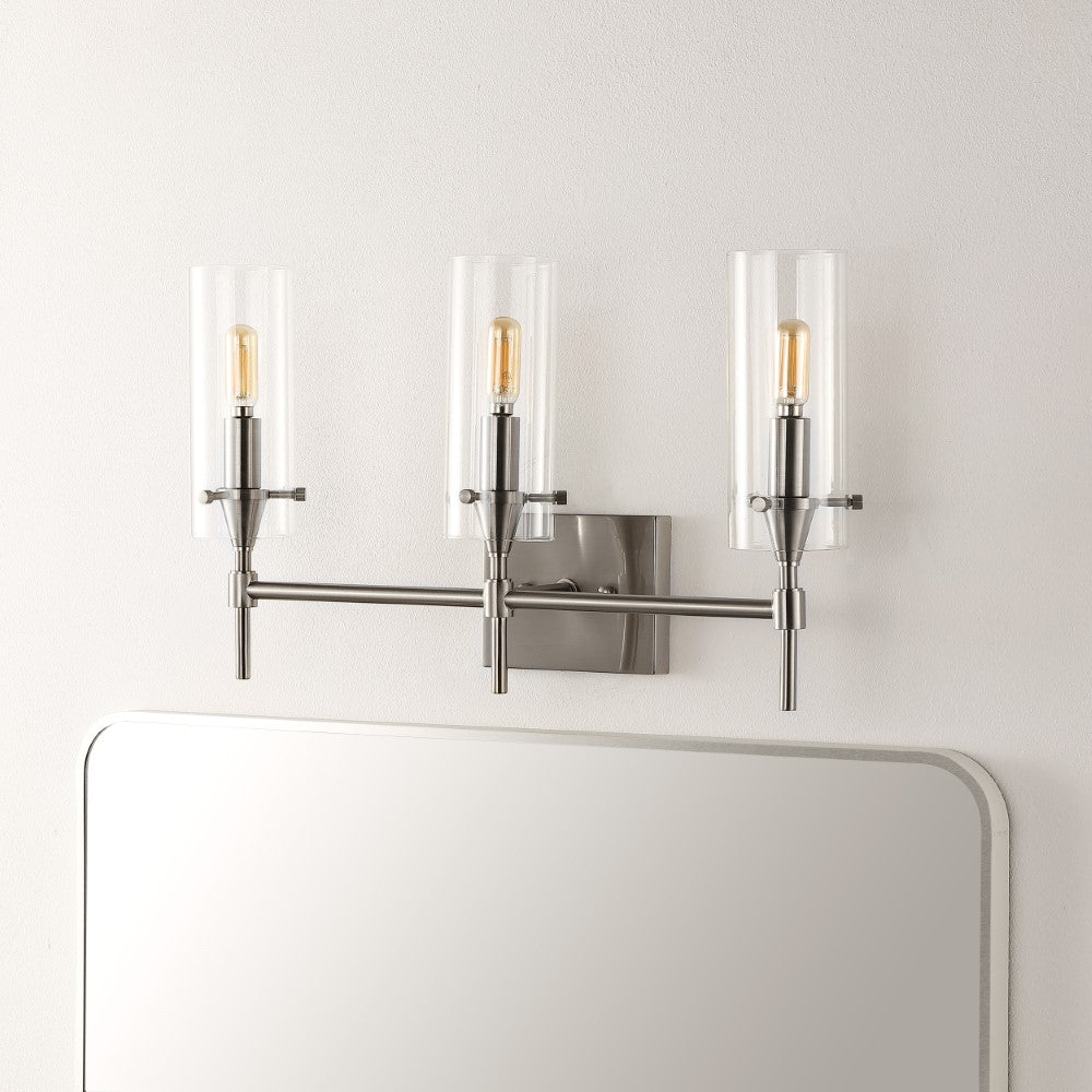 Rose Goat Bohemian Farmhouse Iron/Glass LED Vanity
