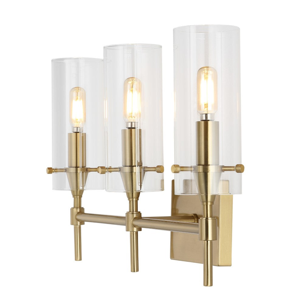 Rose Goat Bohemian Farmhouse Iron/Glass LED Vanity