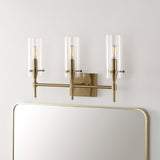 Rose Goat Bohemian Farmhouse Iron/Glass LED Vanity