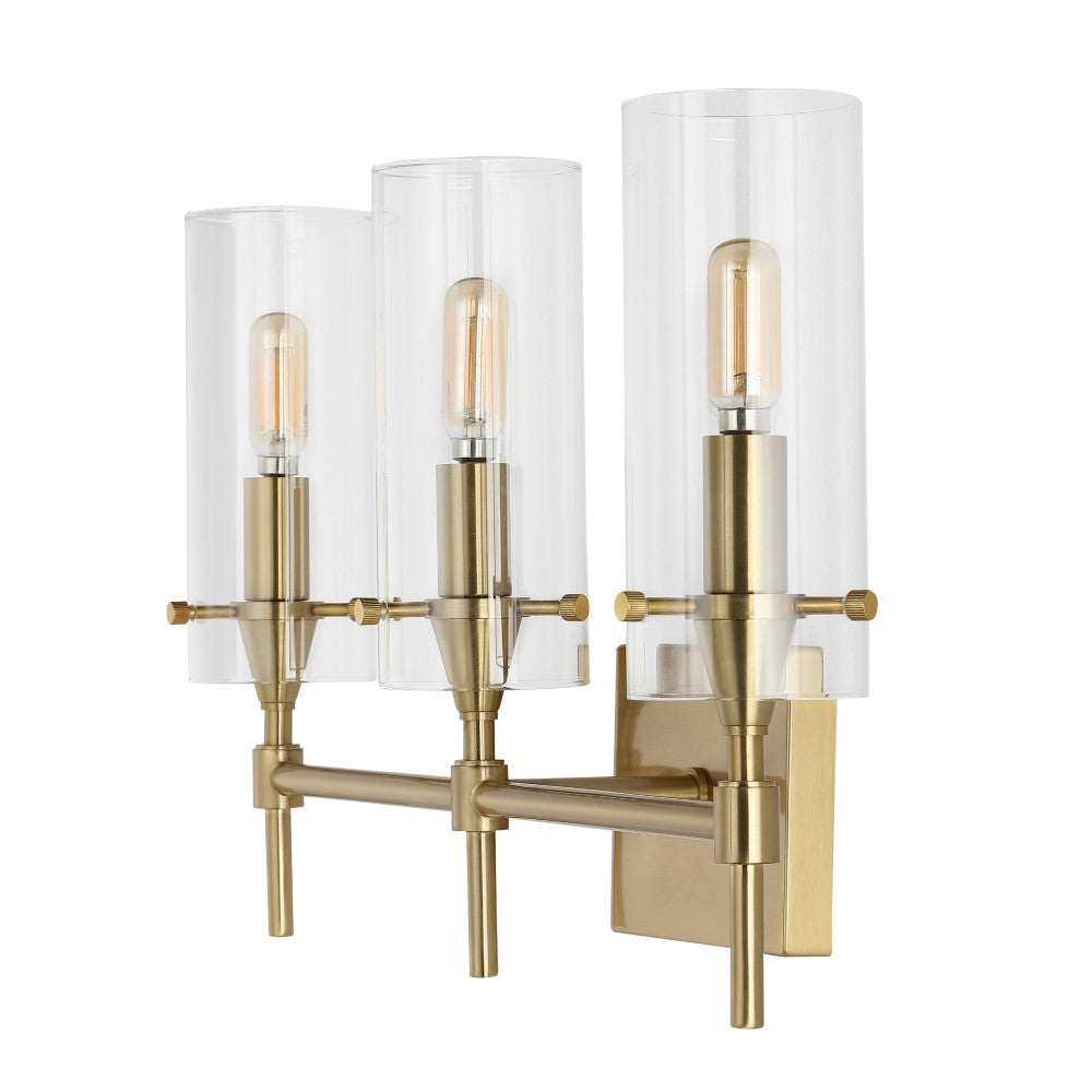 Rose Goat Bohemian Farmhouse Iron/Glass LED Vanity