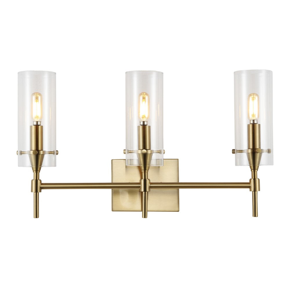 Rose Goat Bohemian Farmhouse Iron/Glass LED Vanity