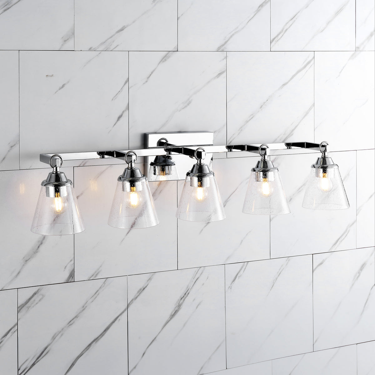 Santino Hurricane Metal/Glass Vanity