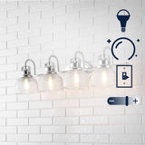 Shirley Metal/Glass LED Vanity Light