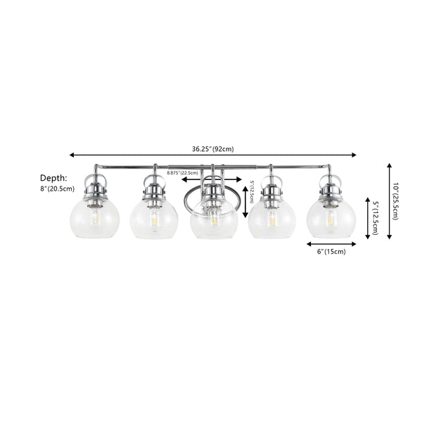 Dimension Image Chrome / 5 Light