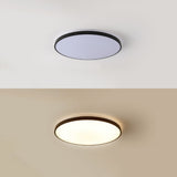 Elgin 21.25" Modern Minimalist Iron Circle Integrated LED Flush Mount