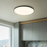 Elgin 21.25" Modern Minimalist Iron Circle Integrated LED Flush Mount