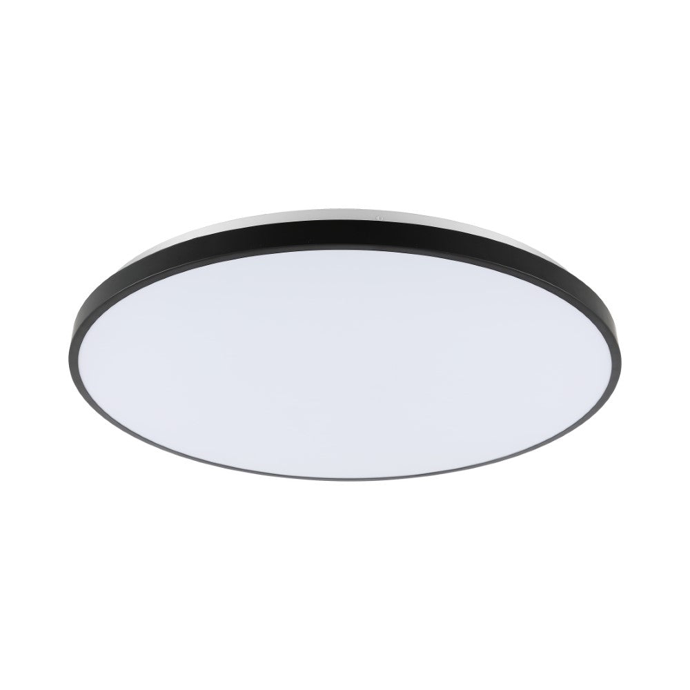 Elgin 21.25" Modern Minimalist Iron Circle Integrated LED Flush Mount