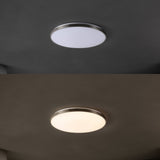 Elgin 21.25" Modern Minimalist Iron Circle Integrated LED Flush Mount