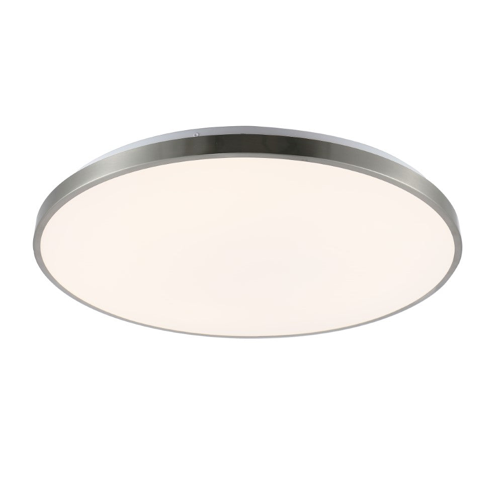 Elgin 21.25" Modern Minimalist Iron Circle Integrated LED Flush Mount