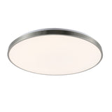 Elgin 21.25" Modern Minimalist Iron Circle Integrated LED Flush Mount