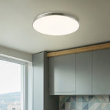 Elgin 21.25" Modern Minimalist Iron Circle Integrated LED Flush Mount