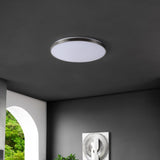 Elgin 21.25" Modern Minimalist Iron Circle Integrated LED Flush Mount