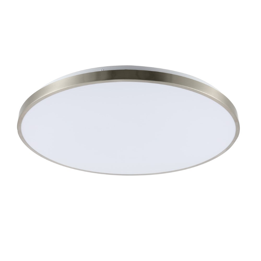Elgin 21.25" Modern Minimalist Iron Circle Integrated LED Flush Mount