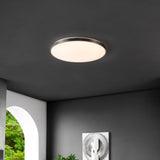 Elgin 21.25" Modern Minimalist Iron Circle Integrated LED Flush Mount