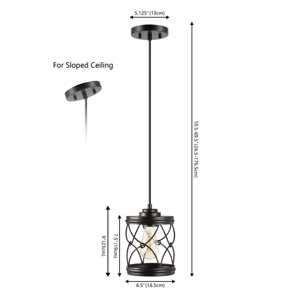 Dimension Image Oil Rubbed Bronze (Set of 3)