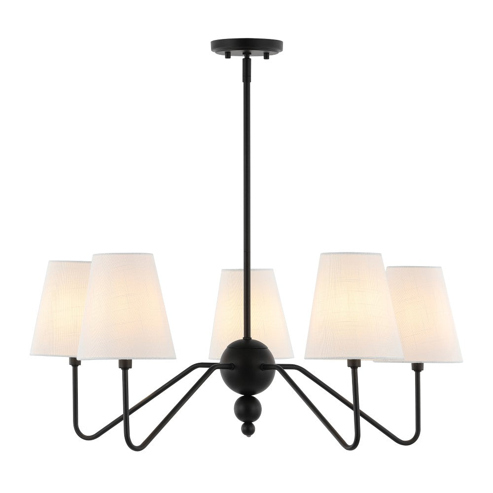Azure Rustic Farmhouse Adjustable Resin Antler LED Chandelier