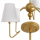 Lagoon 6" 1-Light Farmhouse Industrial Metal LED Vanity Light with Seeded Glass Globe Shade