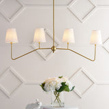Tano 47.5" 4-Light Classic Minimalist Iron Linear LED Pendant